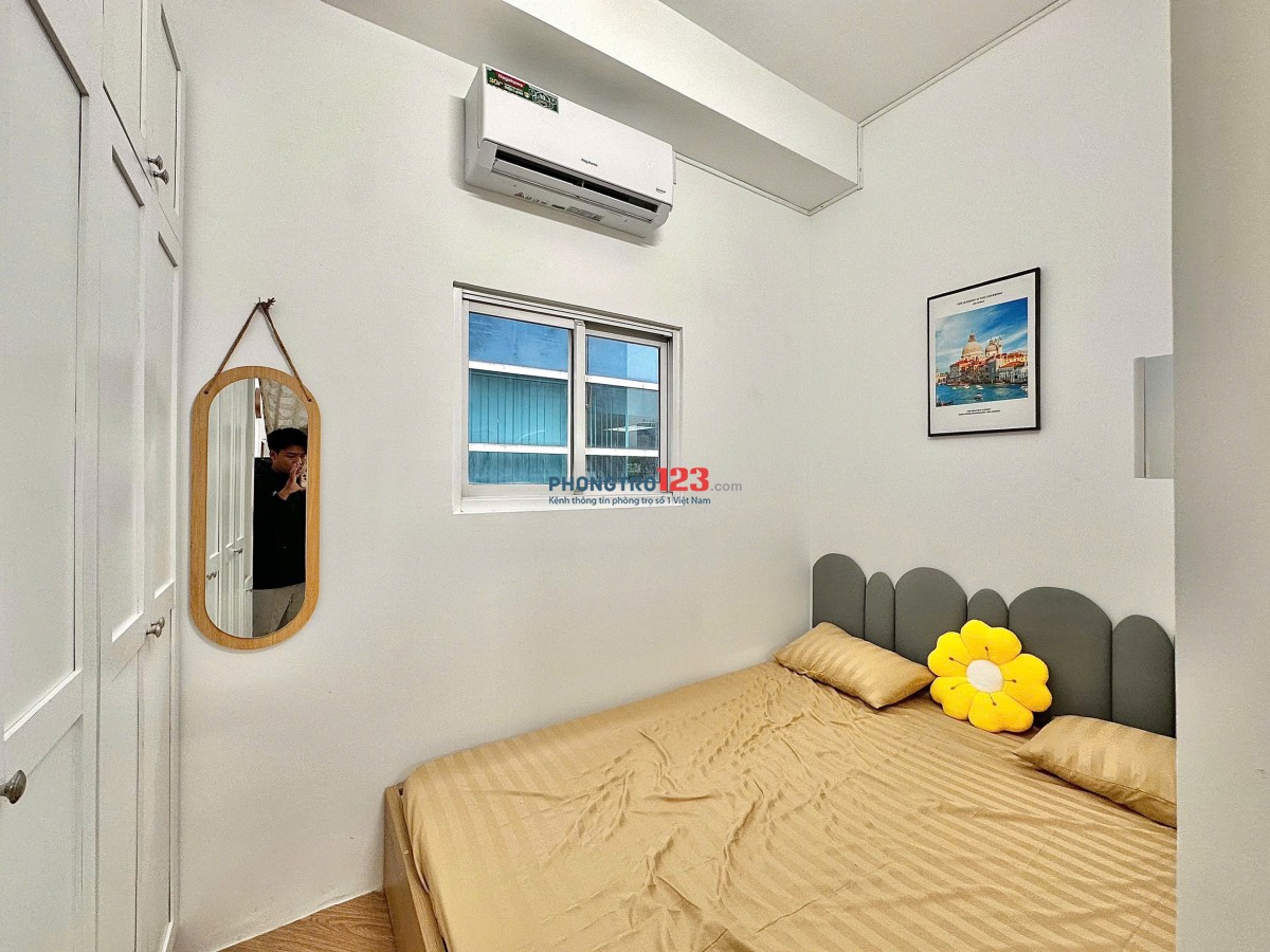 Căn hộ 1 phòng ngủ, PK siêu sang đủ nội thất 50 Trường Sơn quận Tân Bình (đi bộ qua sân bay)