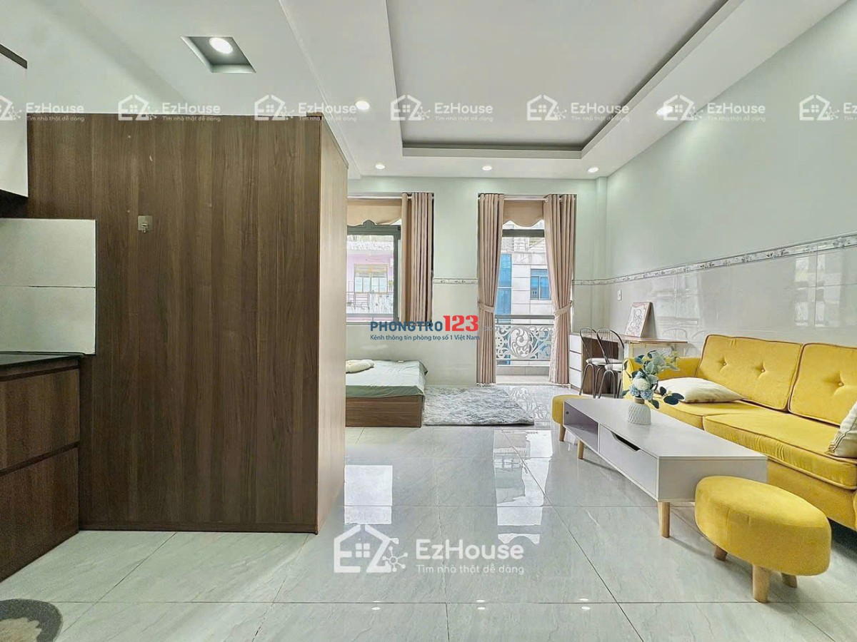 CHO THUÊ CHDV STUDIO BAN CÔNG NGAY SÂN BAY - CV GIA ĐỊNH