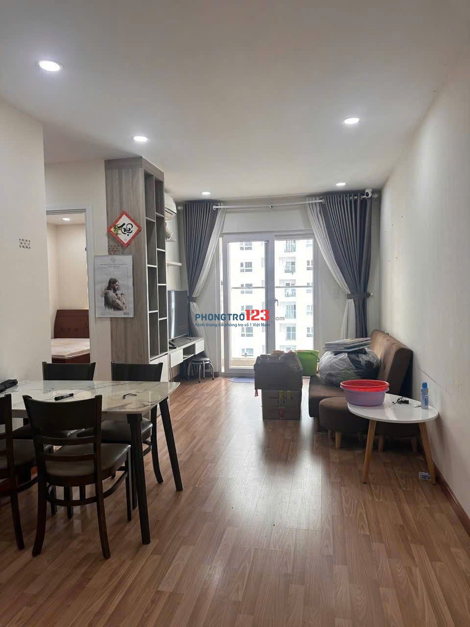 Chung cư Phúc Yên, Phan Huy Ích, TB: 75m2, 2p ngủ, giá 9tr/tháng