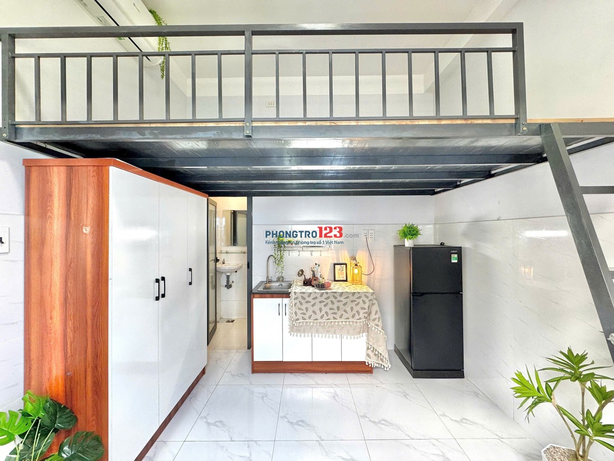 CHO THUÊ PHÒNG GIÁ RẺ - FULL NỘI THẤT - CỬA SỔ TRỜI NGAY NGUYỄN VĂN KHỐI - CV LÀNG HOA - THỐNG NHẤT