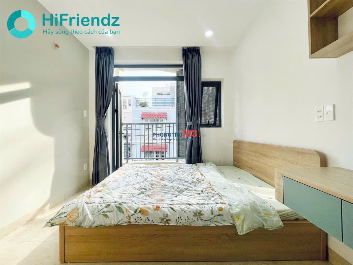 Thuê Ngay Studio Ban công 35m2 tại Lê Trực gần Chợ Bà Chiểu .