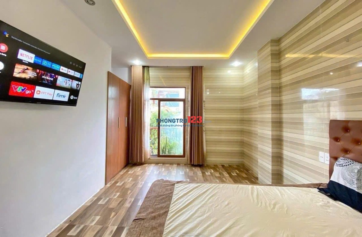 Cho Thuê Căn Hộ 1PN Tách Bếp Cửa Sổ, Ban Công - Khu Vực Trung Tâm , Phan Xích Long - Phú Nhuận