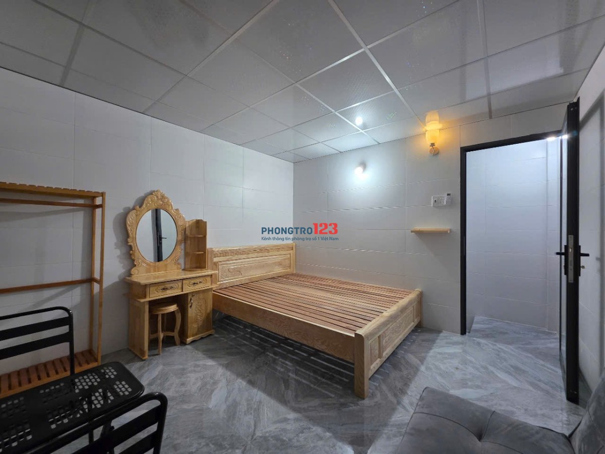 PHÒNG TRỌ MỚI XÂY – 1 TRỆT 1 LẦU – FULL NỘI THẤT