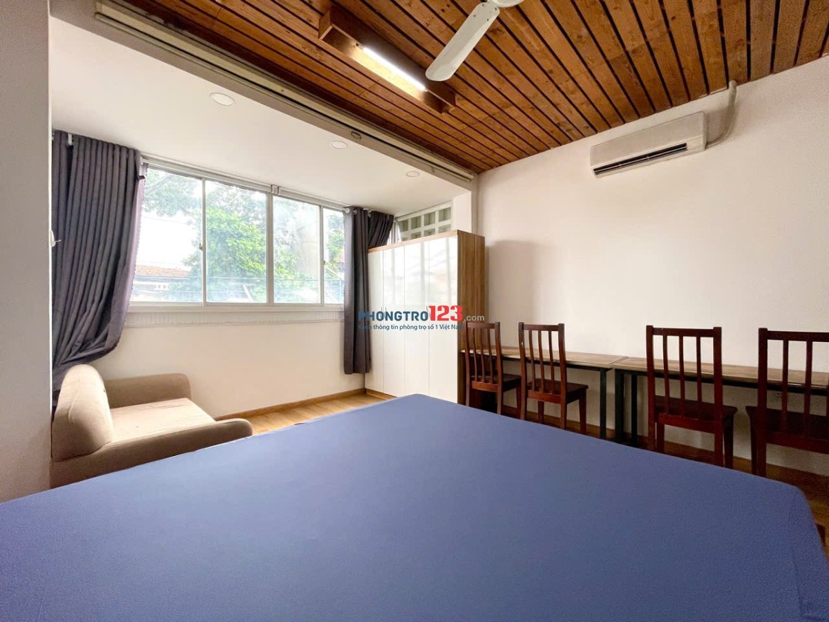 Studio 40m2 Full nội thất Phan Văn Trị, quận Bình Thạnh, gần ĐH Văn Lang , chợ Bà Chiểu, Công An,