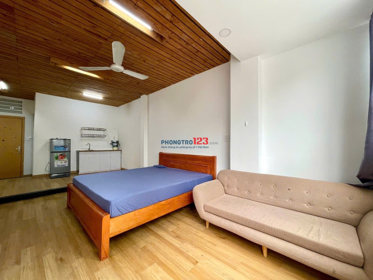 Studio 40m2 Full nội thất Phan Văn Trị, quận Bình Thạnh, gần ĐH Văn Lang , chợ Bà Chiểu, Công An,