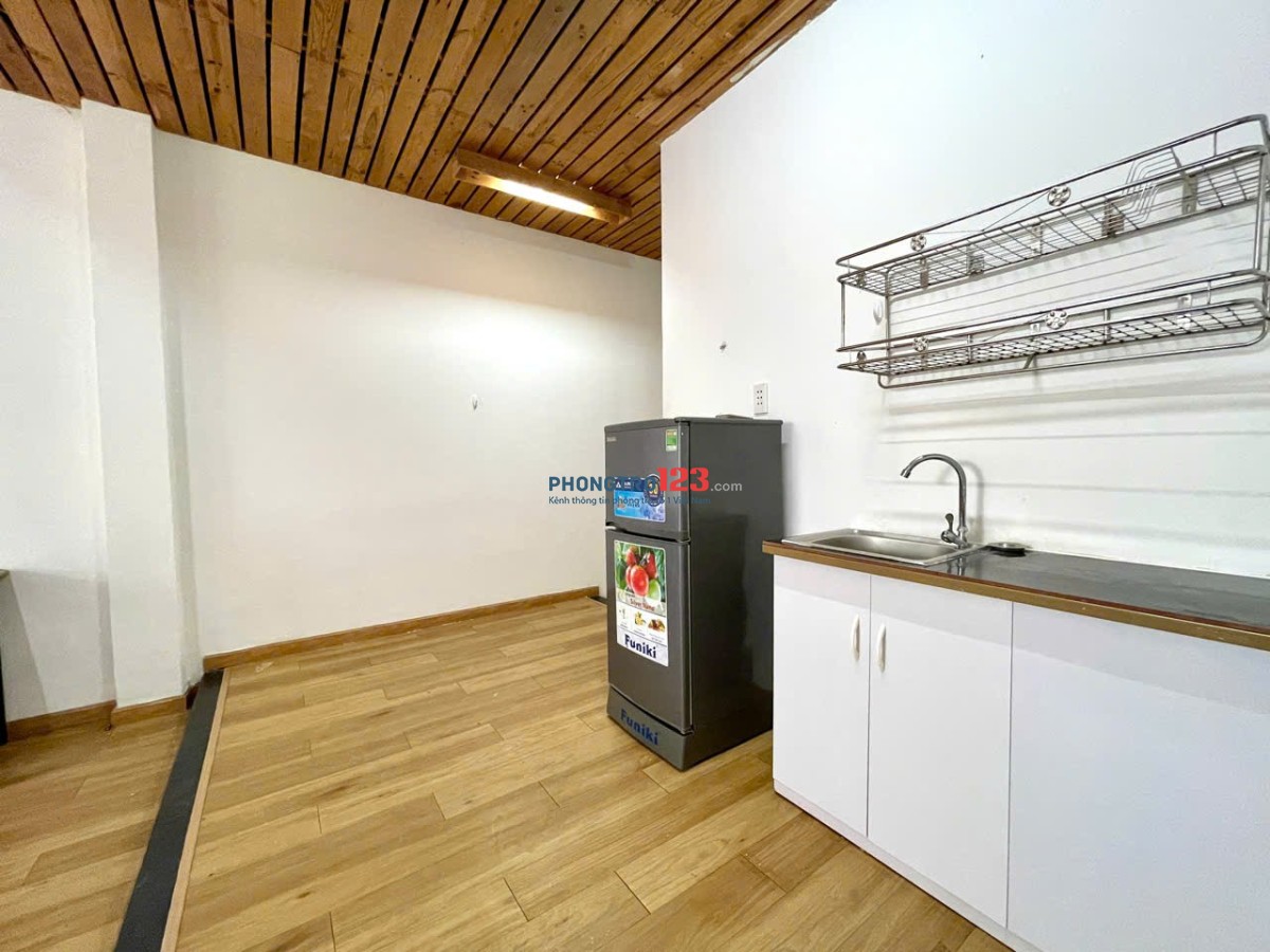 Studio 40m2 Full nội thất Phan Văn Trị, quận Bình Thạnh, gần ĐH Văn Lang , chợ Bà Chiểu, Công An,