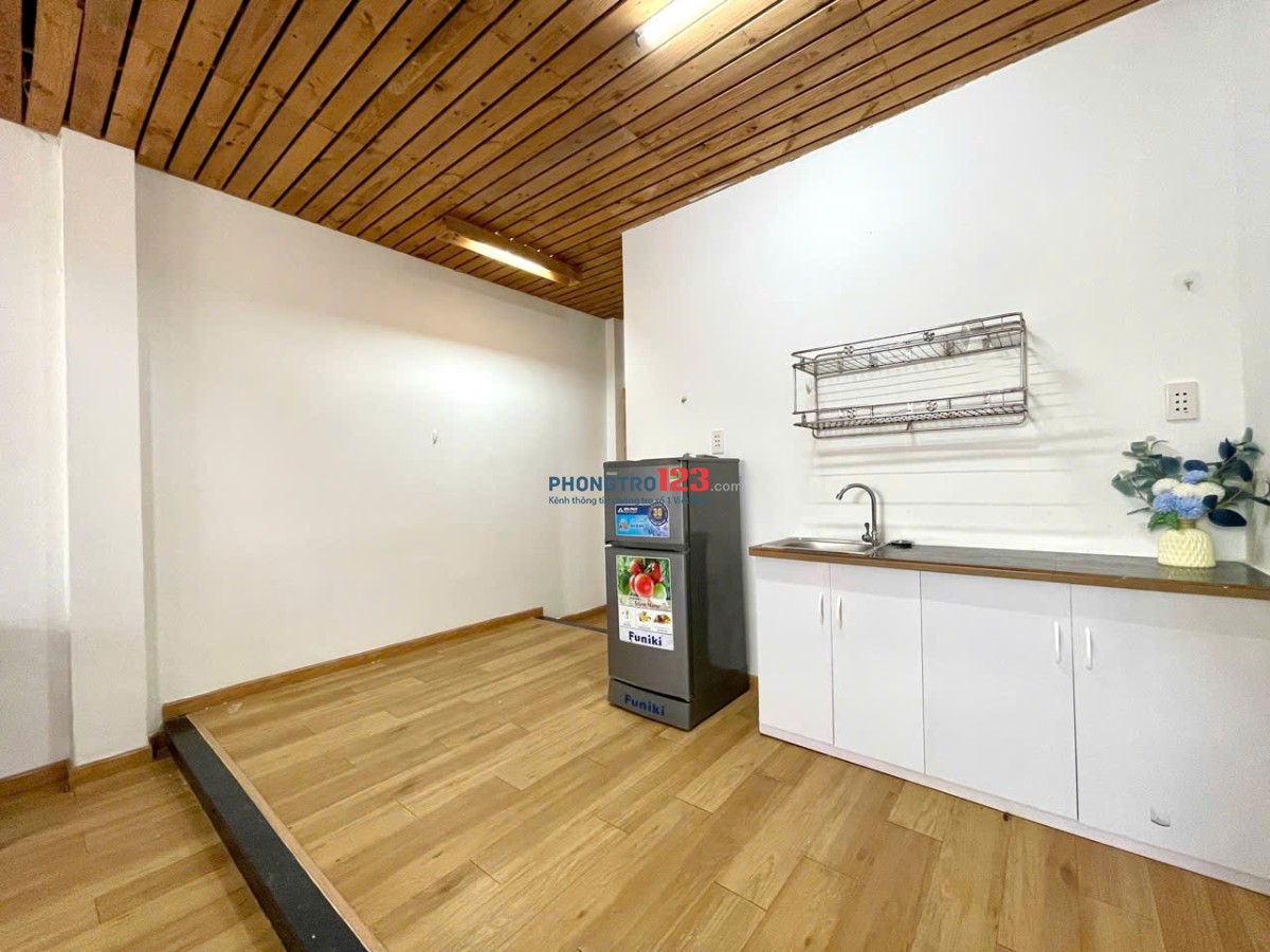 Studio 40m2 Full nội thất Phan Văn Trị, quận Bình Thạnh, gần ĐH Văn Lang , chợ Bà Chiểu, Công An,