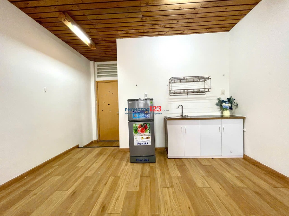 Studio 40m2 Full nội thất Phan Văn Trị, quận Bình Thạnh, gần ĐH Văn Lang , chợ Bà Chiểu, Công An,
