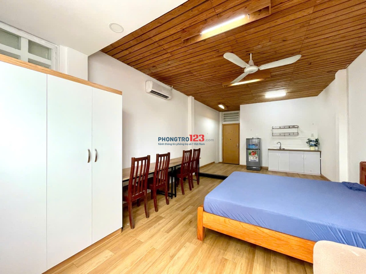 Studio 40m2 Full nội thất Phan Văn Trị, quận Bình Thạnh, gần ĐH Văn Lang , chợ Bà Chiểu, Công An,