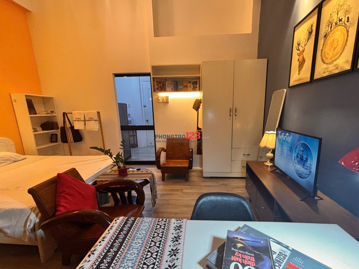 CHO THUÊ CĂN HỘ - CÓ GU - BALCONY - VIEW CÂY XANH MÁT - NGAY CẦU THỊ NGHÈ THẢO CẦM VIÊN SG