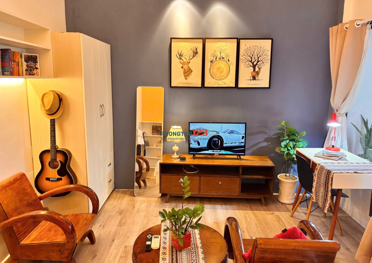 CHO THUÊ CĂN HỘ - CÓ GU - BALCONY - VIEW CÂY XANH MÁT - NGAY CẦU THỊ NGHÈ THẢO CẦM VIÊN SG