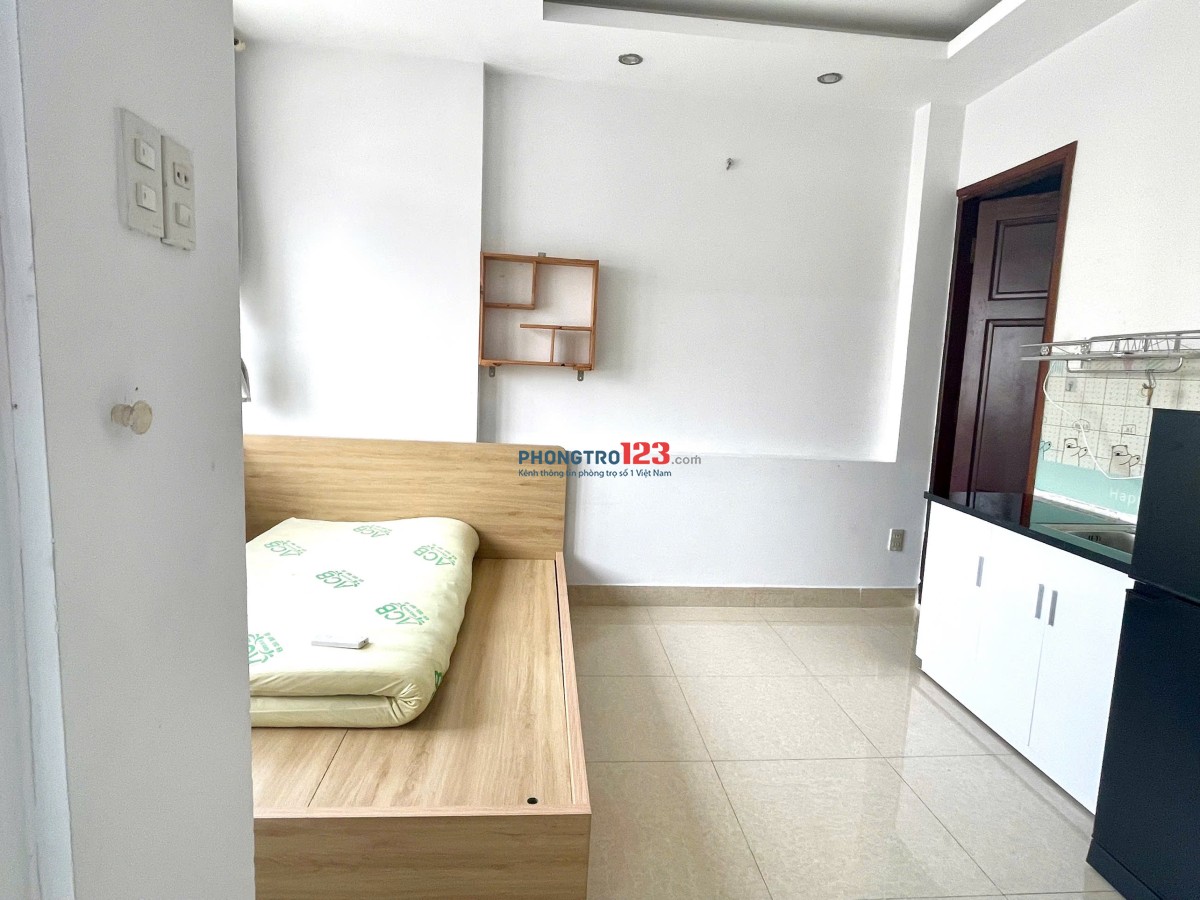 CHO THUÊ PHÒNG TRỌ BANCOL MỚI XÂY SẠCH SẼ GIÁ RẺ FULL NỘI THẤT NHƯ HÌNH NGAY NGUYỄN THIỆN THUẬT