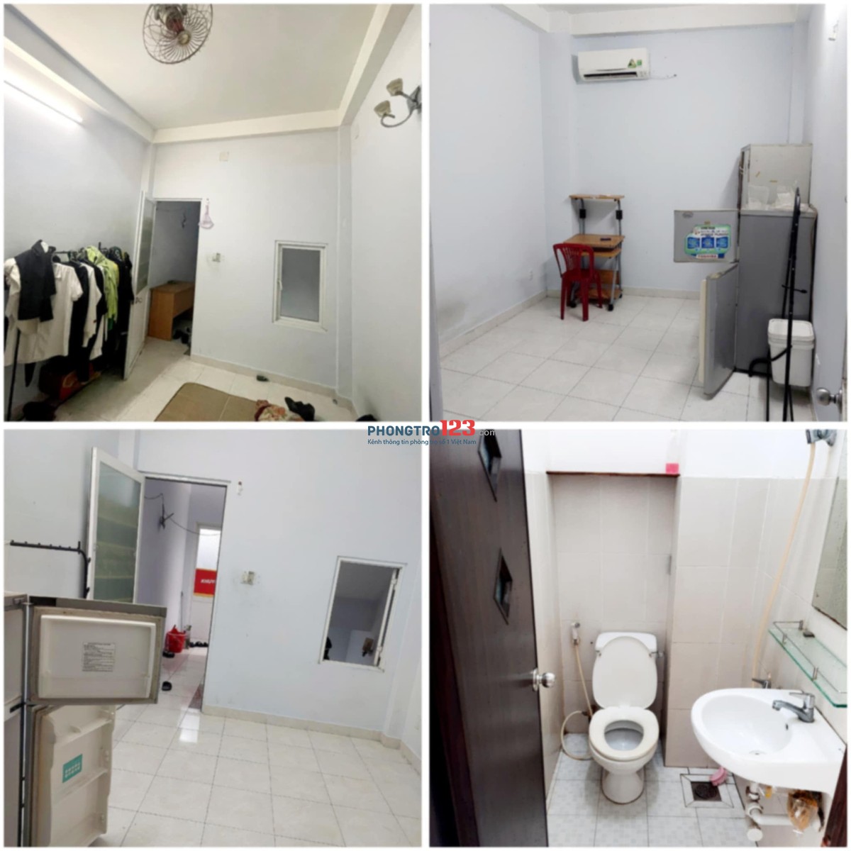 Cho Thuê Phòng Q10, rộng rãi thoải mái, nội thất cơ bản, cửa sổ, 3trieu