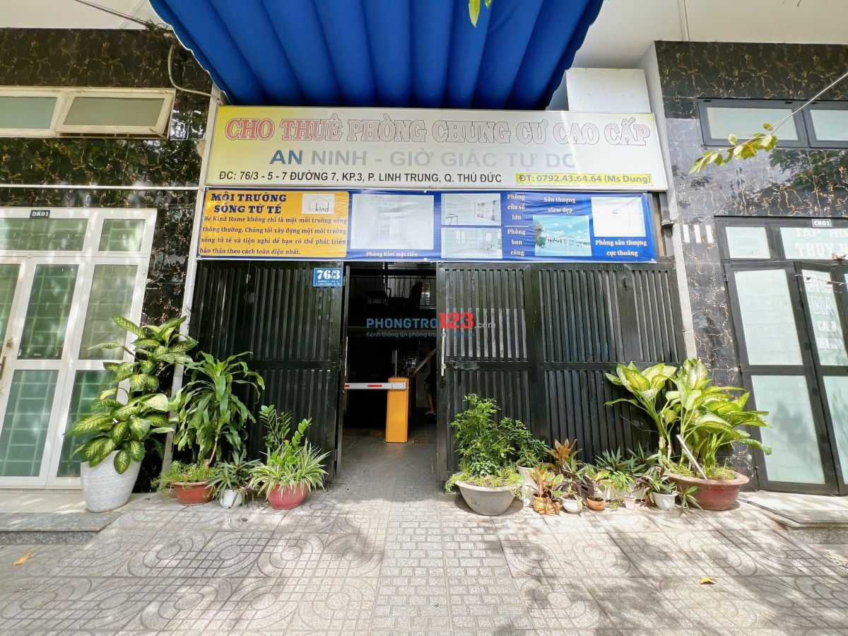  CHÍNH CHỦ CHO THUÊ PHÒNG SẠCH ĐẸP – HOÀNG DIỆU 2, THỦ ĐỨC
