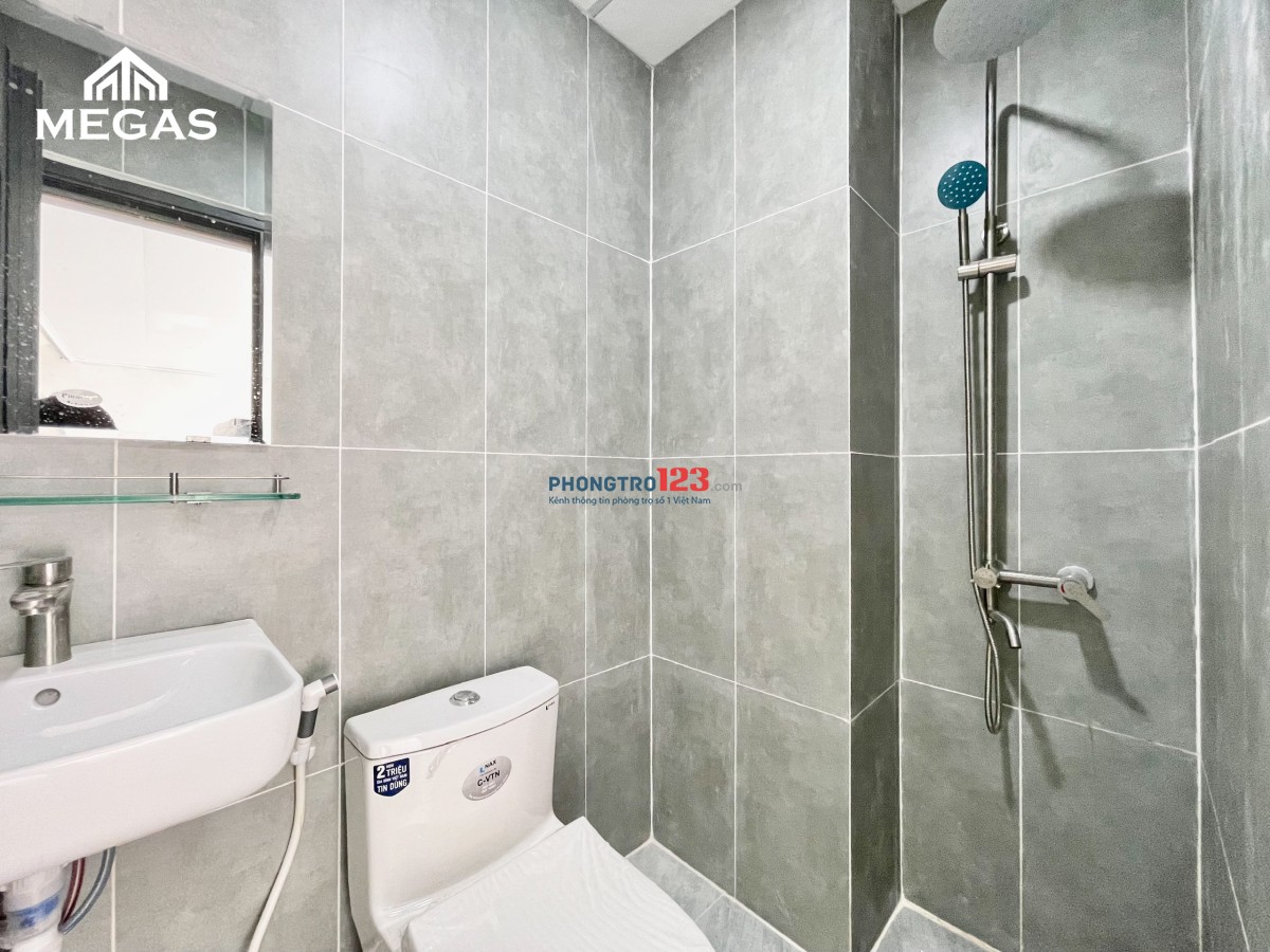 Phòng mới xây 100% sạch sẽ thoáng mát đầy đủ tiện nghi - q12