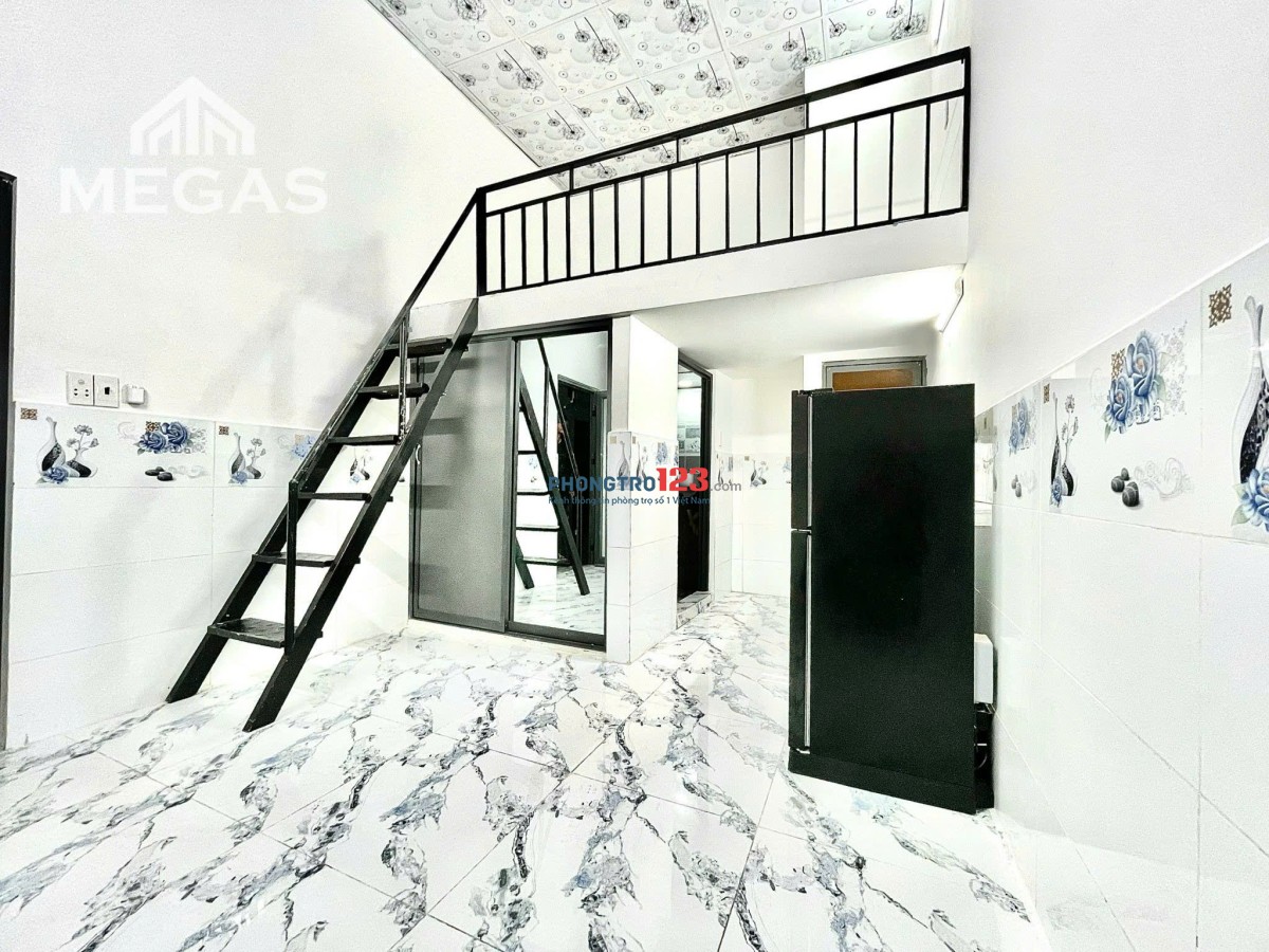 PHÒNG CAM KẾT NHƯ HÌNH GÁC CAO 2M - MÁY LẠNH - GIÁ SINH VIÊN