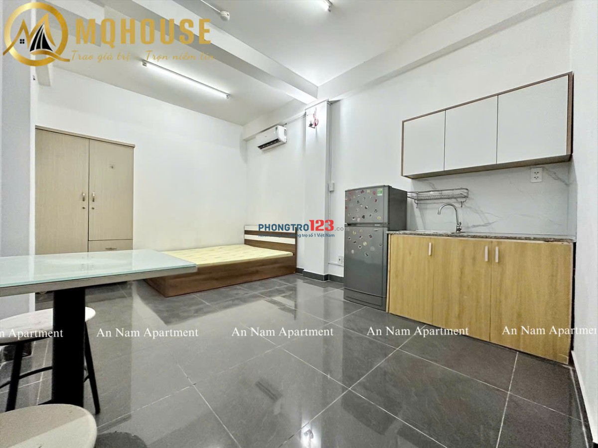 Cho Thuê Phòng Trọ Full Nội Thất 35m2 New 100% Tại Nguyễn Văn Đậu Gần Chợ Bà Chiểu, Đại Học Văn Lang