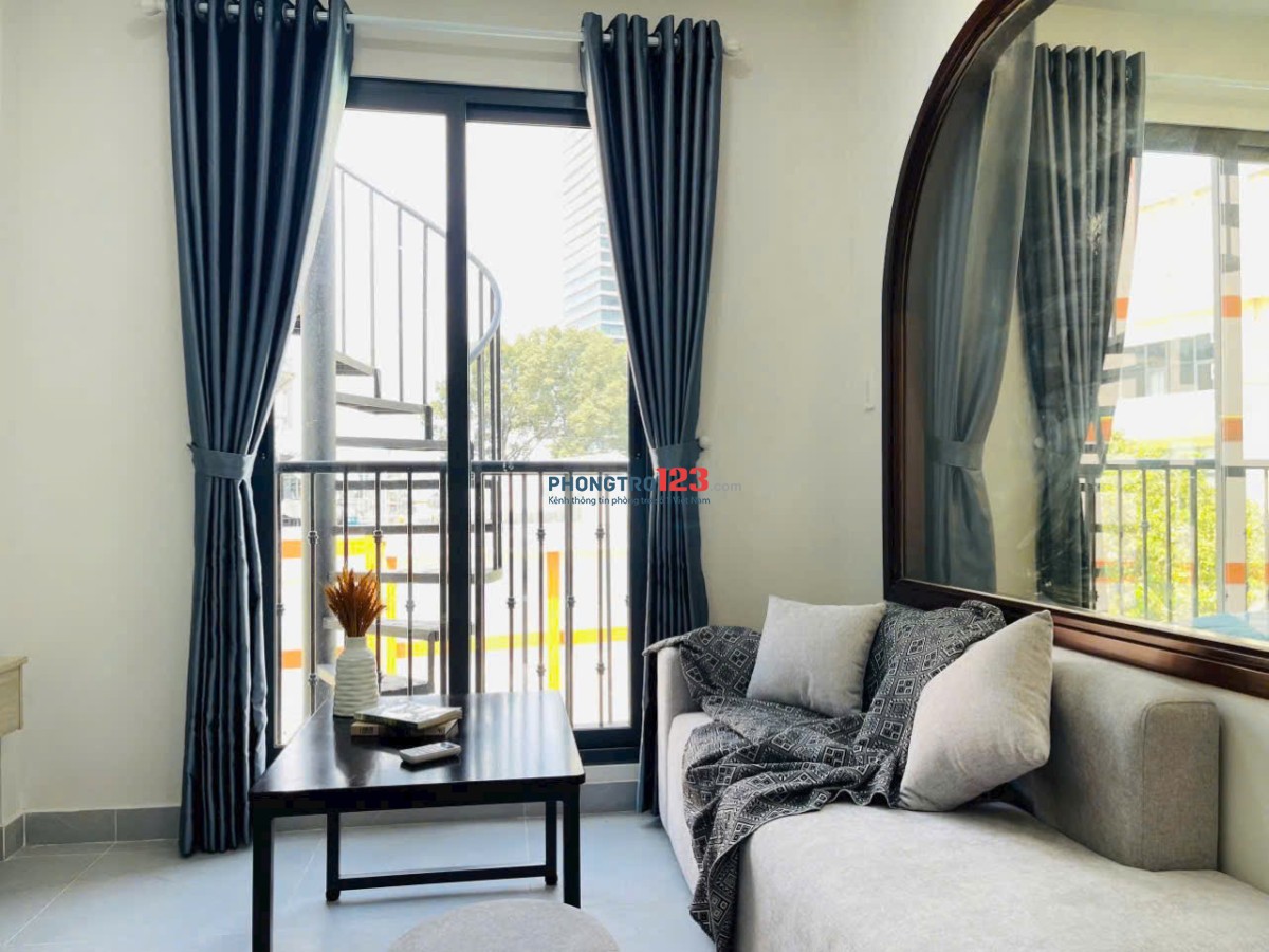 Thuê ngay 1PN Ban công 35m2 tại Nguyễn văn đậu gần chợ Bà Chiểu