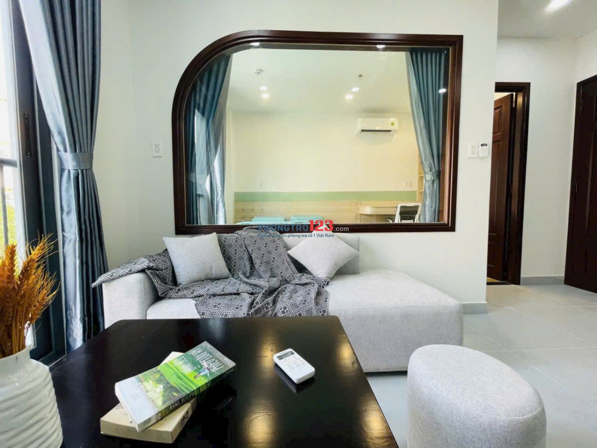 Thuê ngay 1PN Ban công 35m2 tại Nguyễn văn đậu gần chợ Bà Chiểu