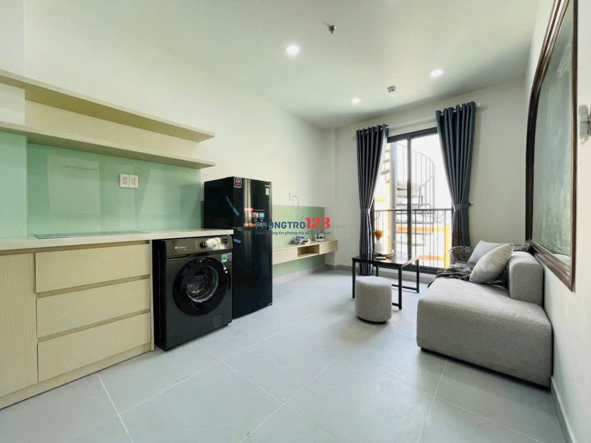 Thuê ngay 1PN Ban công 35m2 tại Nguyễn văn đậu gần chợ Bà Chiểu