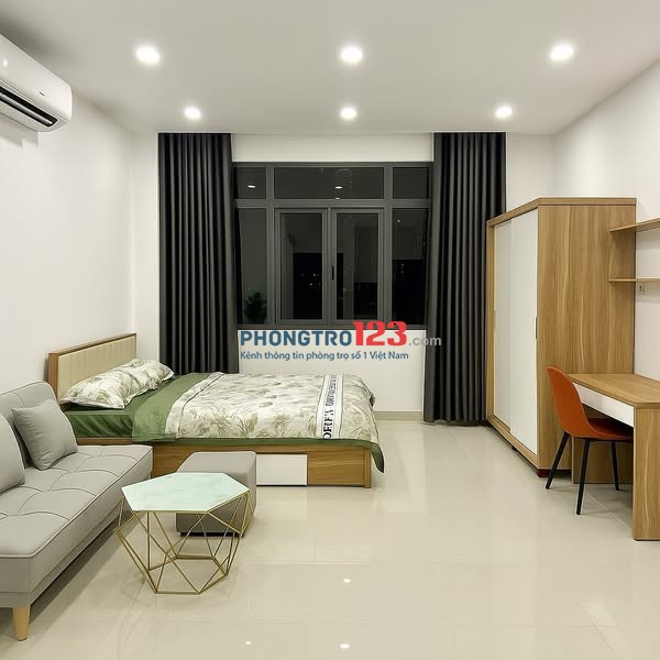 Phòng 35m2 có Cửa sổ lớn - Full NT Nơ Trang Long gần Chợ Bà Chiểu, ĐH Văn Lang. Gần Q1, Phú Nhuận.