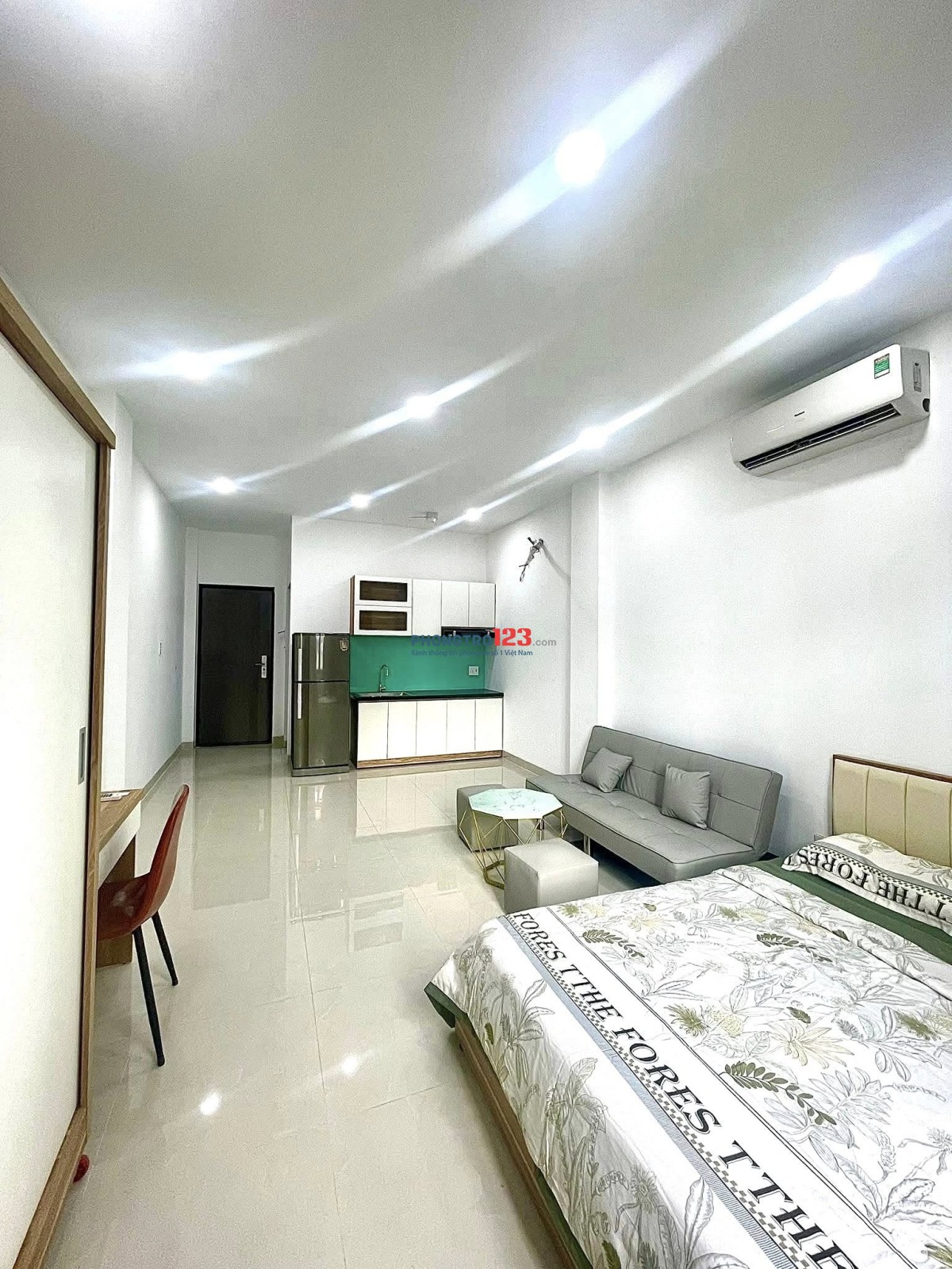 Phòng 35m2 có Cửa sổ lớn - Full NT Nơ Trang Long gần Chợ Bà Chiểu, ĐH Văn Lang. Gần Q1, Phú Nhuận.