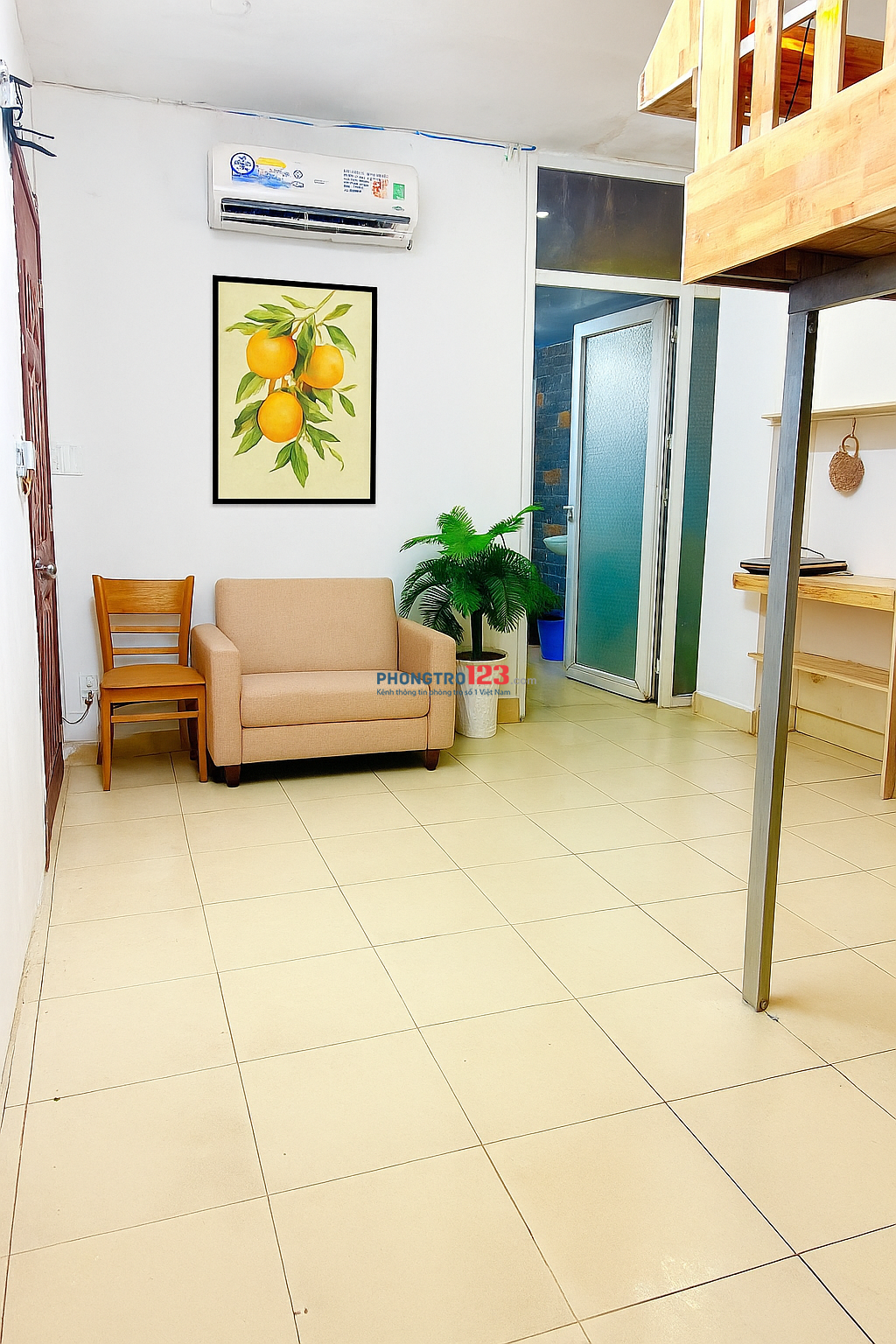 Phòng trọ có gác chill Quận 7 đường Trần Trọng Cung