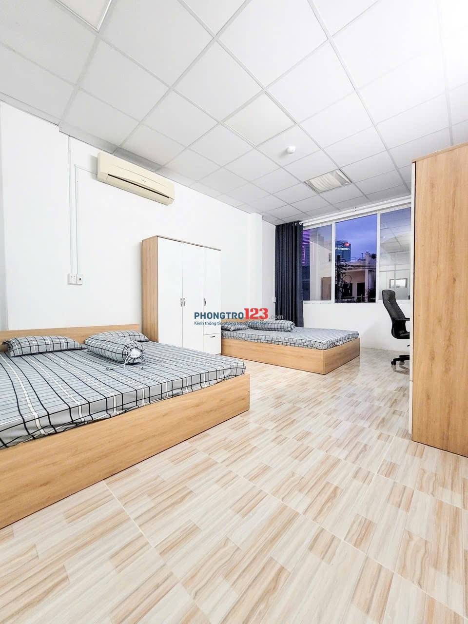 PHÒNG TRỌ 1 phòng ngủ-30-35m2,điện biên phủ,phường 17,quận bình thạnh