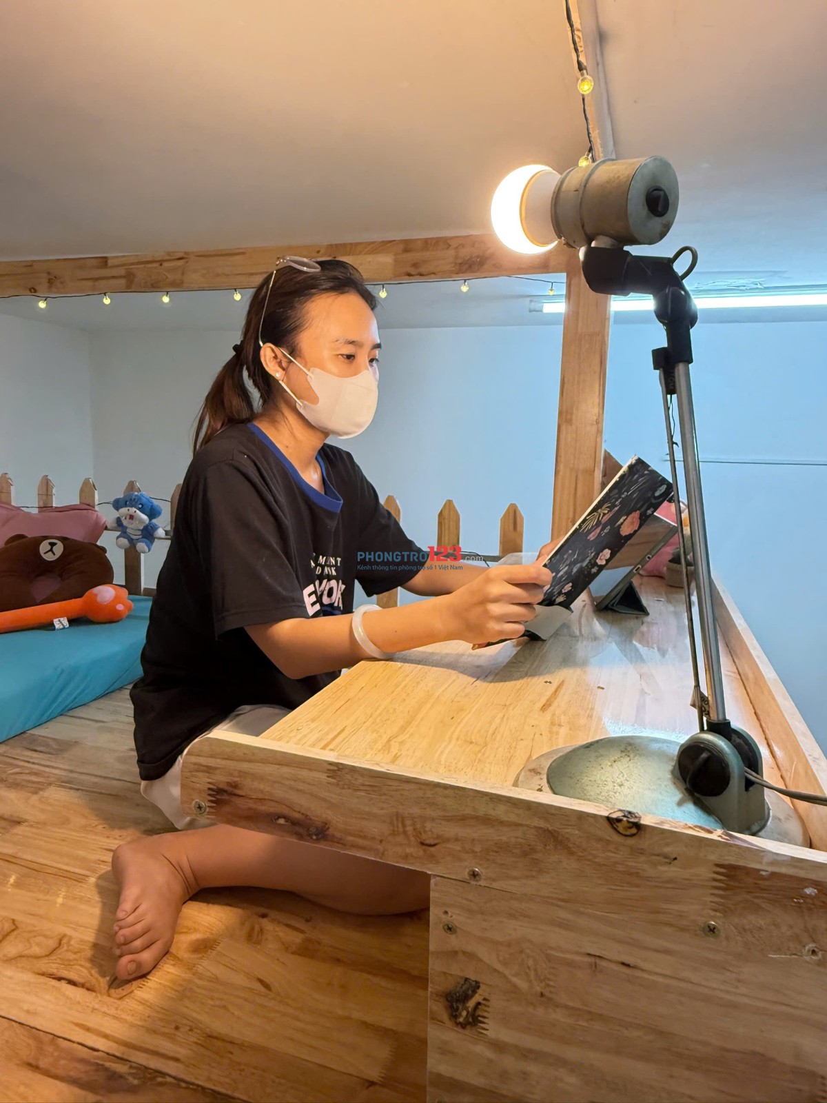 Phòng trọ có gác chill Quận 7 đường Trần Trọng Cung