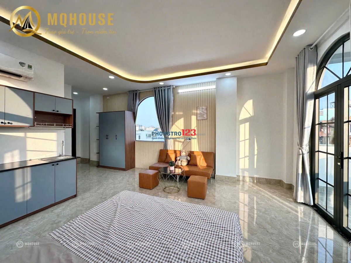 CĂN HỘ STUDIO FULL NỘI THẤT - BANCOL MỚI 100% NGAY TRUNG TÂM GÒ VẤP