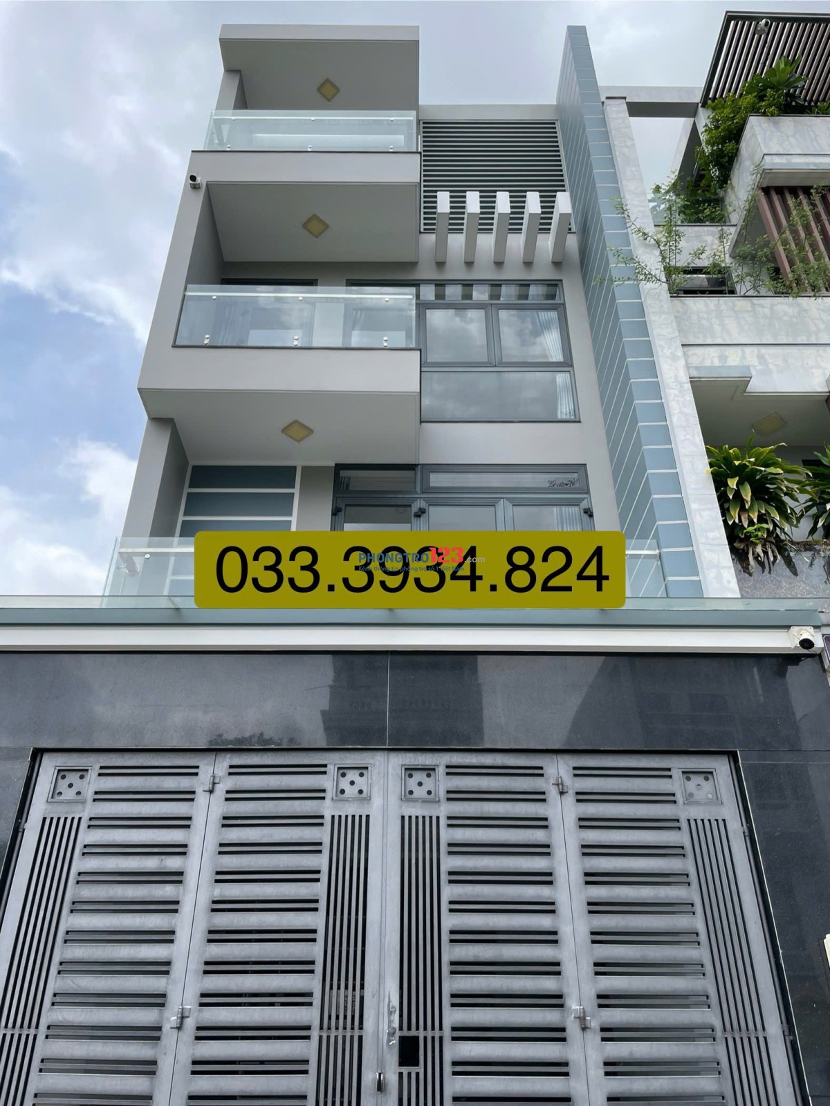 Nhà nguyên căn Q7 – 1 trệt 3 lầu, 265m², có điều hòa, khu dân trí cao, yên tĩnh