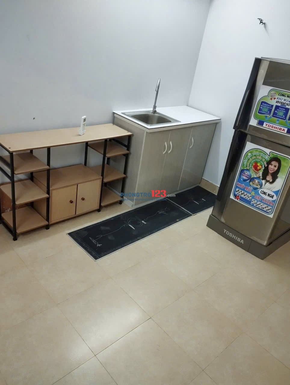 Phòng 25m2 nội thất đầy đủ. Đường Tạ Quang Bửu P4 Q8