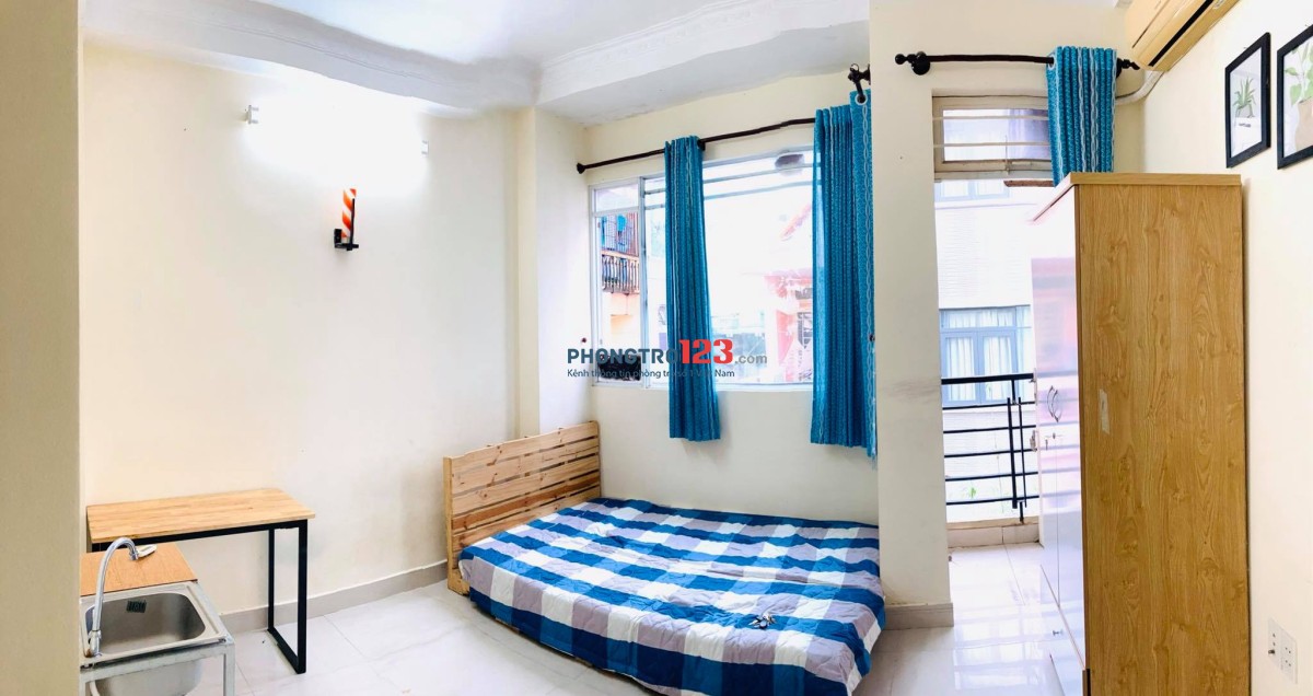 Lầu 2 Ban công & Cửa sổ thoáng + Full NT - Nguyễn Thượng Hiền Phú Nhuân