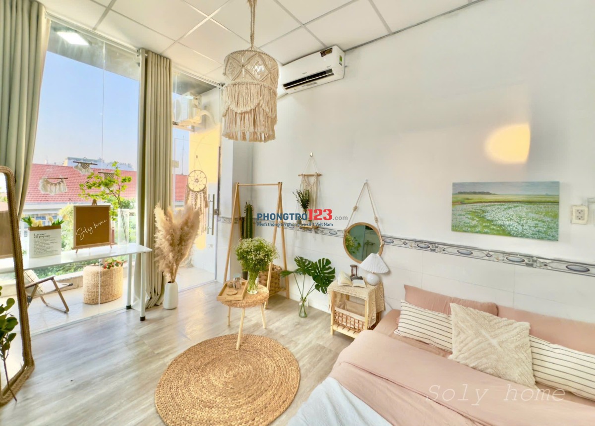 Cho thuê căn hộ studio ban công, full nội thất p. Tân Kiểng, q.7 gần Lotte, RMIT, TDTU, SCVivo