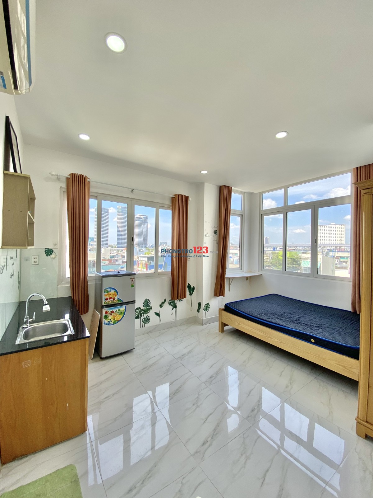 Phòng cửa sổ thoáng 117 Nguyễn Hữu Cảnh gần Vinhomes