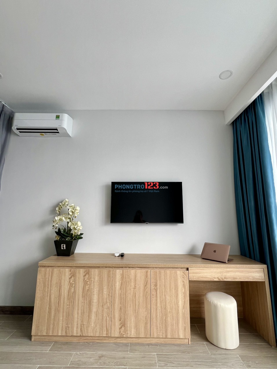 CHDV 1 PN, BAN CÔNG, FULL NỘI THẤT KDC NAM LONG