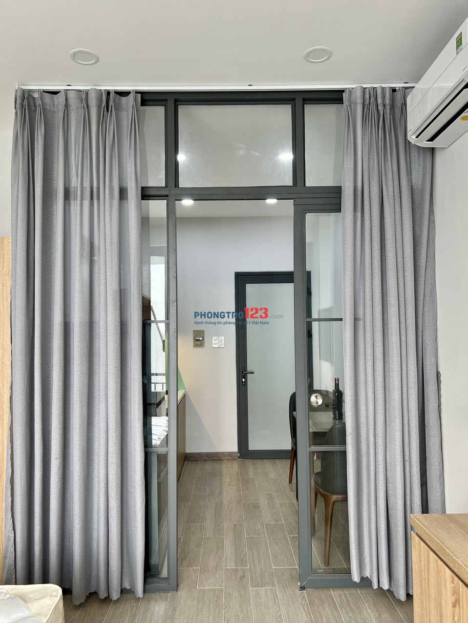 CHDV 1 PN, BAN CÔNG, FULL NỘI THẤT KDC NAM LONG