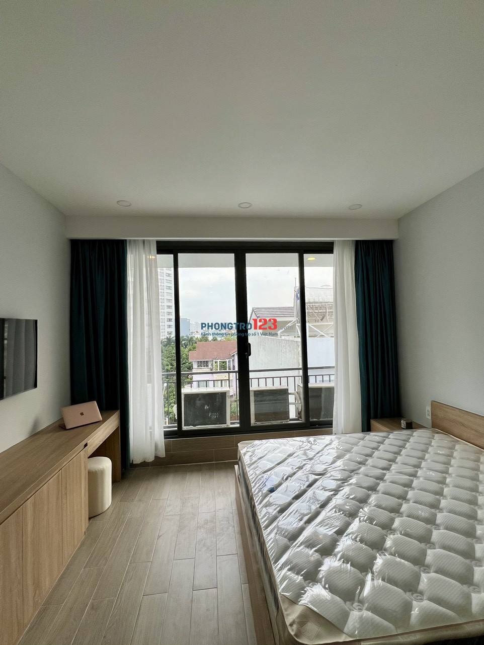 CHDV 1 PN, BAN CÔNG, FULL NỘI THẤT KDC NAM LONG