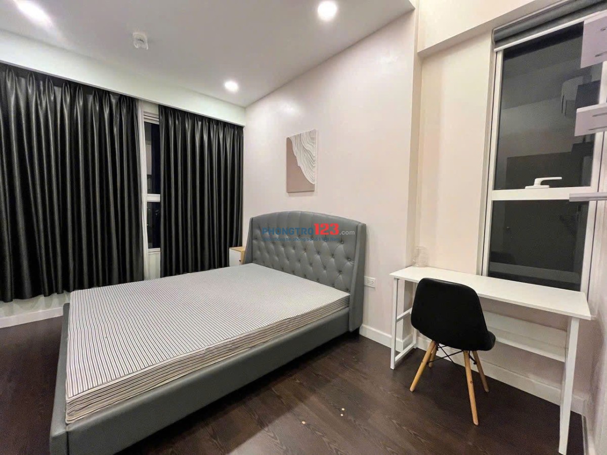Chung cư Harmona, Tân BÌnh:75m2, 2p ngủ, 2wc, Nội thất, 12,5tr/th