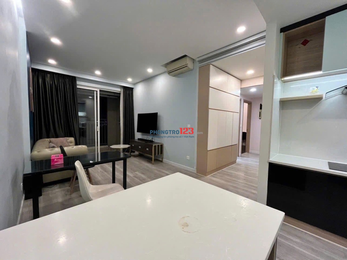Chung cư Harmona, Tân BÌnh:75m2, 2p ngủ, 2wc, Nội thất, 12,5tr/th