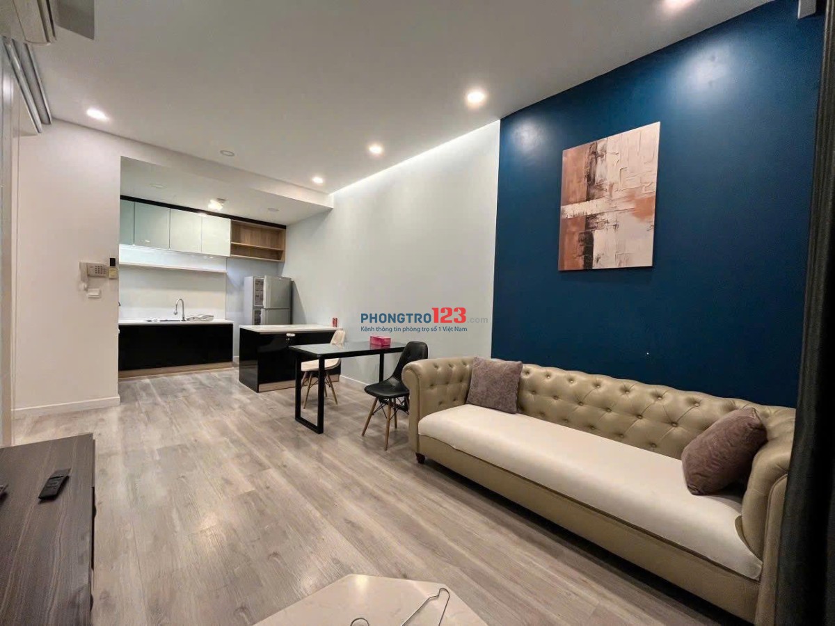 Chung cư Harmona, Tân BÌnh:75m2, 2p ngủ, 2wc, Nội thất, 12,5tr/th