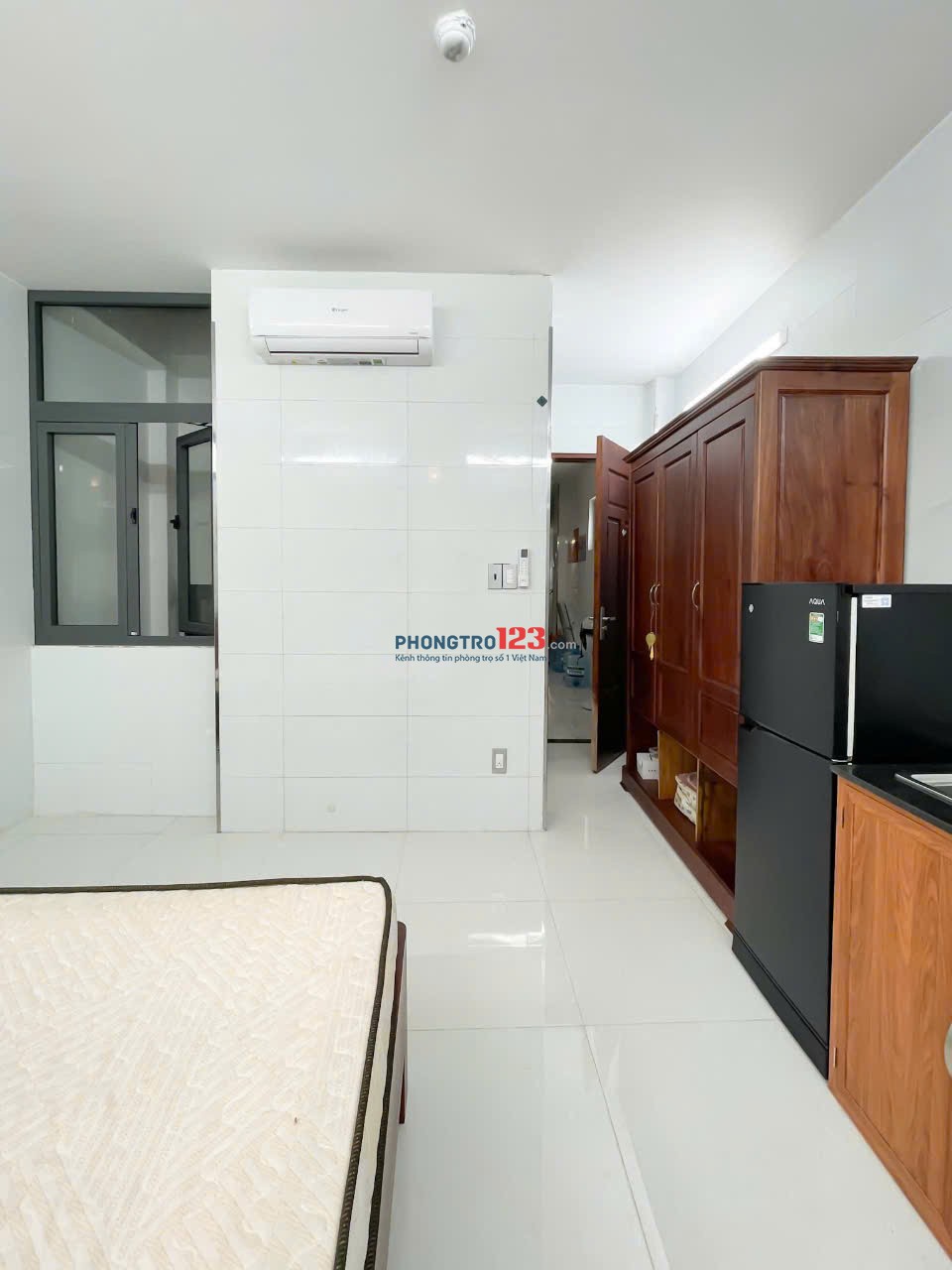 Cho thuê căn hộ studio có ban công/ cửa sổ, full nt p.Tân Kiểng, q.7 gần Lotte, RMIT, TDTU, SCVivo
