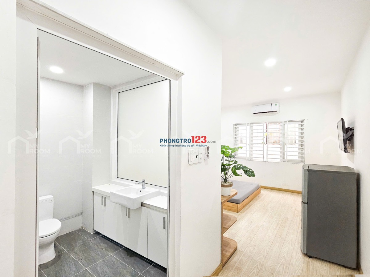 Cho thuê căn hộ studio có ban công/ cửa sổ, full nt p.Tân Kiểng, q.7 gần Lotte, RMIT, TDTU, SCVivo
