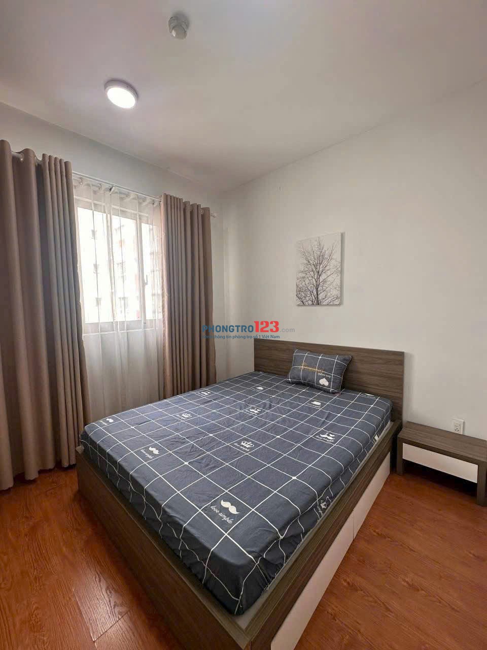 Chung cư Phú Thanh, 212 Thoại Ngọc Hầu, TP, 80m2, 2PN, 11tr/tháng.