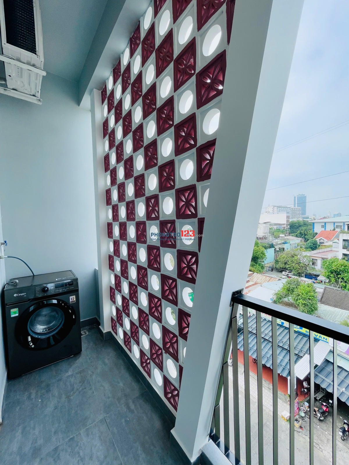 Ngày 6/7 trống studio có ban công giặt riêng Chính Hữu, Sơn Trà - Giá 8,5 triệu/ tháng