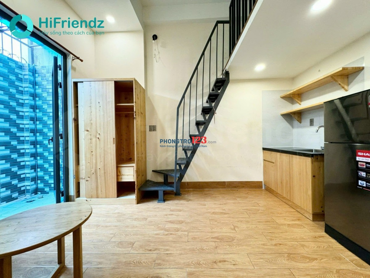 Trống 1 căn duplex mới toanh - full nội thất CAO CẤP thiết kế đẹp rộng 30m2 gần UBND Quận 2