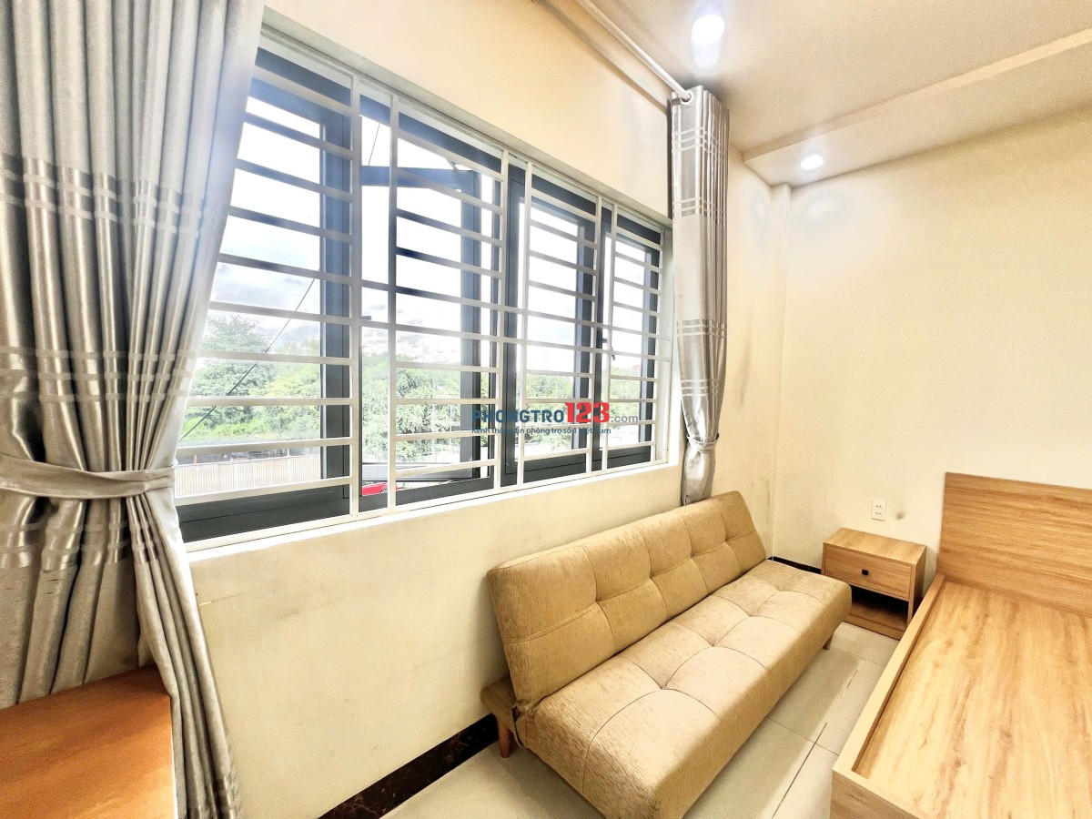 Phòng cho thuê Bình Thạnh, Siêu Thoáng, full nội thất gần ngã tư hàng xanh