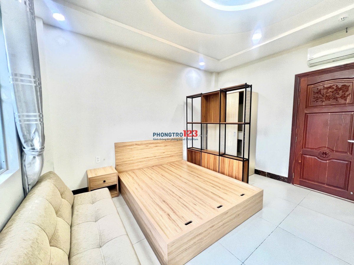 Phòng cho thuê Bình Thạnh, Siêu Thoáng, full nội thất gần ngã tư hàng xanh