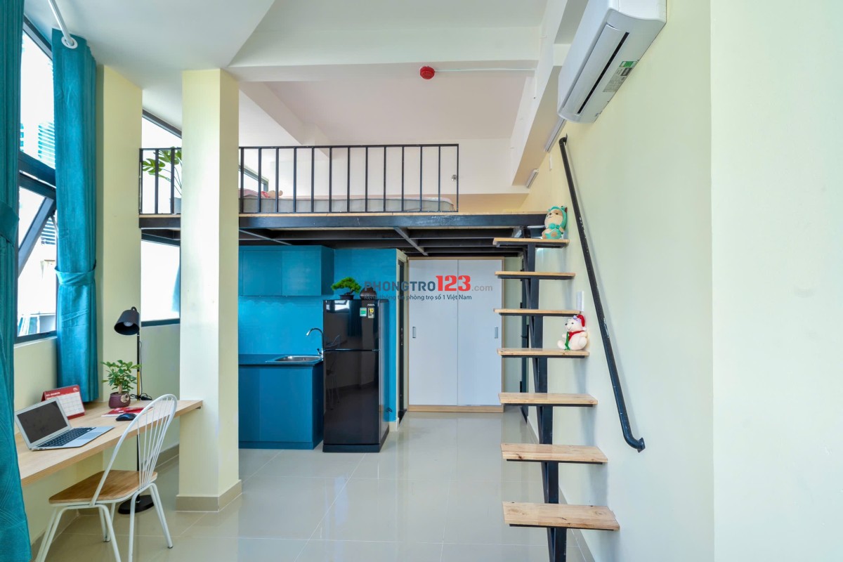Cho thuê duplex cửa sổ thoáng, full nội thất p.Bình Thuận q.7 gần khu chế xuất, UFM