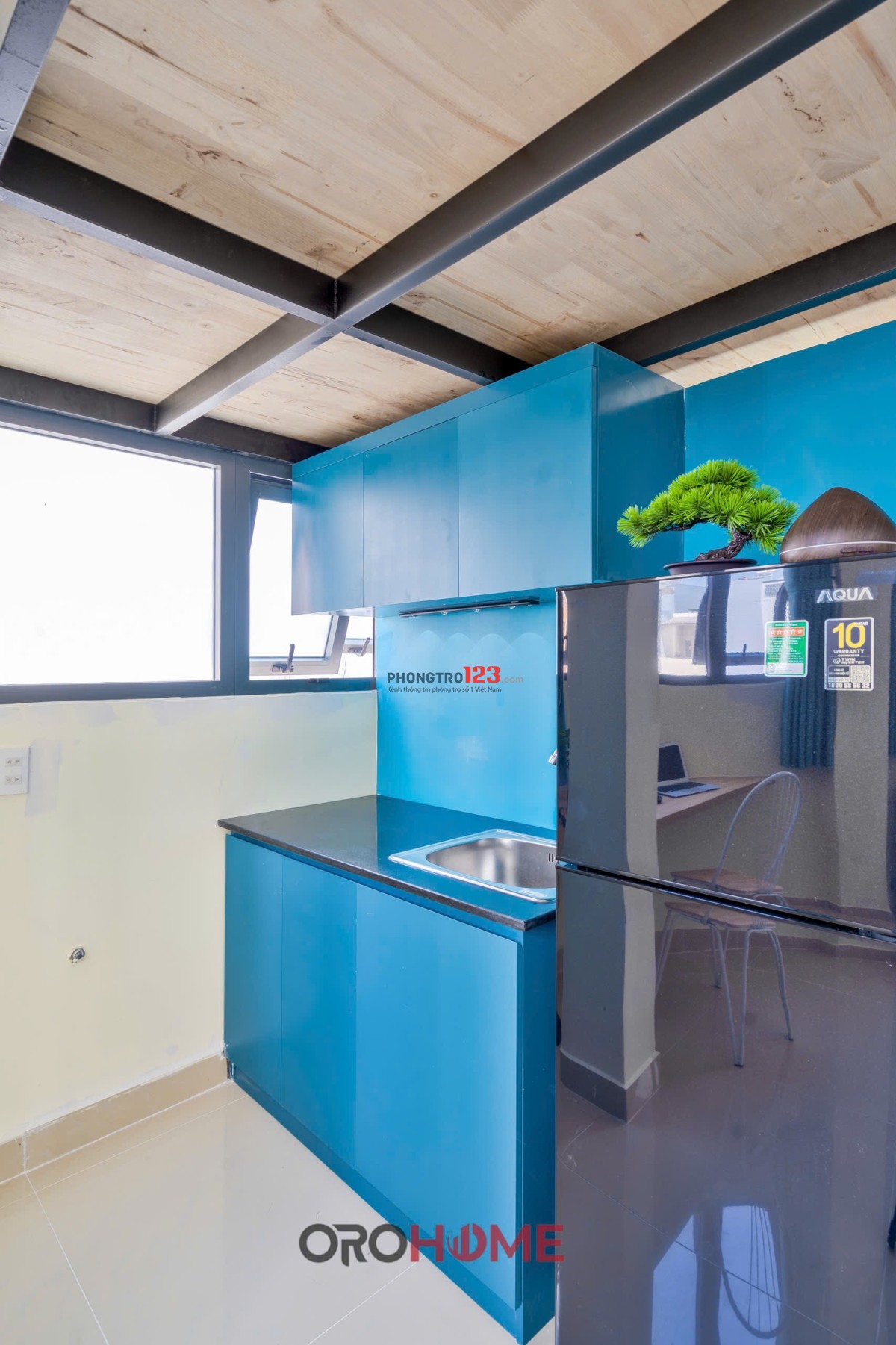 Cho thuê duplex cửa sổ thoáng, full nội thất p.Bình Thuận q.7 gần khu chế xuất, UFM